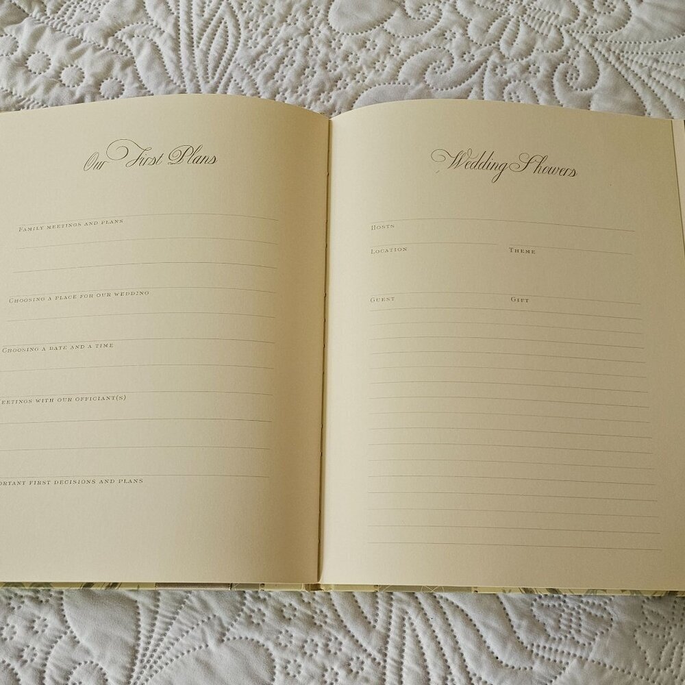 Vintage Anna Griffin Wedding Memory Book By C.R. Gibson Decorative Pages - Picture 9 of 16